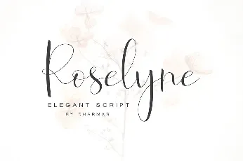 Roselyne Script font