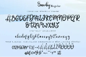 Snowby font