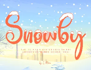 Snowby font