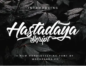 Hastadaya font