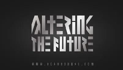 Altering The Future font