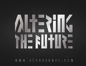 Altering The Future font