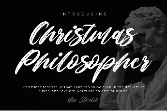 Christmas Philosopher font