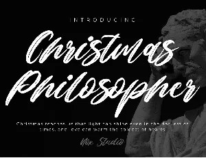 Christmas Philosopher font