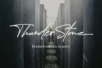 Thunder Stone Handwritten font