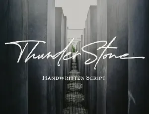 Thunder Stone Handwritten font