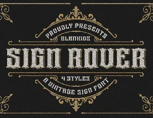 Sign Rover font