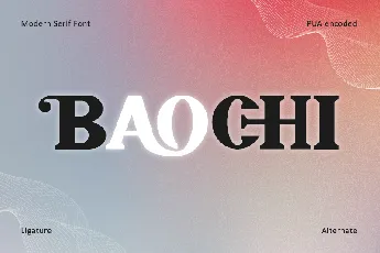 Baochi font