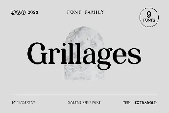 Grillages font