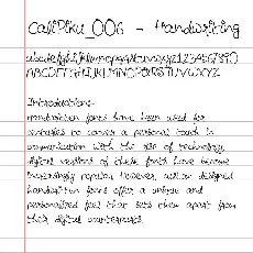 CaliPiku font