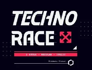 Techno Race font