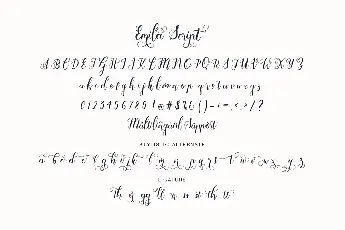 Emila font