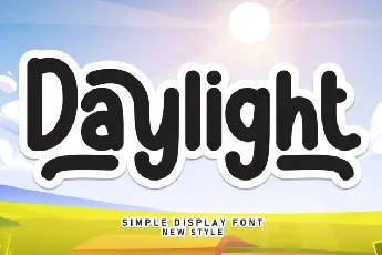 Daylight Display Typeface font