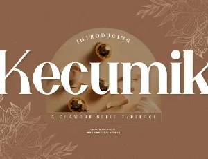 Kecumik font