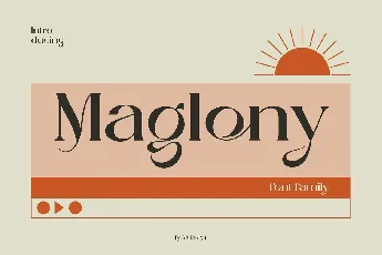 Maglony font