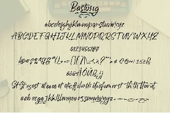 Bastong font