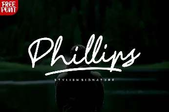 Phillips Signature font