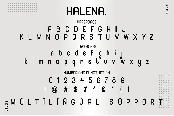 Halena - Personal Use font