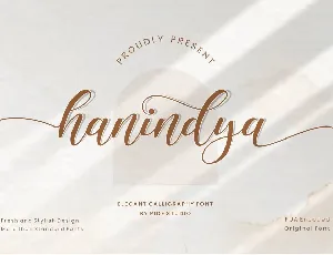 Hanindya font