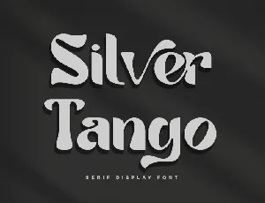 Tango Silver-Personal use font