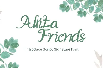 Allita Friends font