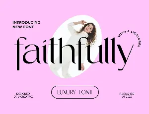 Faithfully font