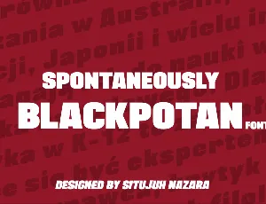 BLACKPLOTAN font