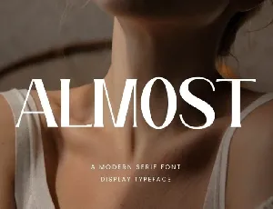 Almost font