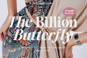 The Billion Butterfly font