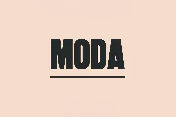 Moda font