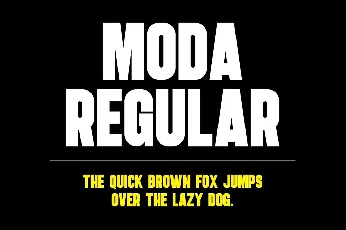 Moda font