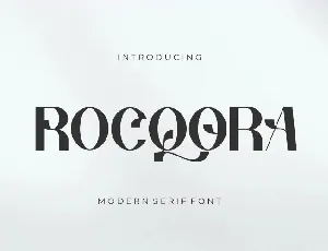 Rocqora font