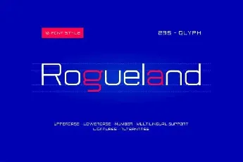 Rogueland Sans Serif font