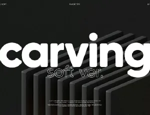 Carving Soft Family font