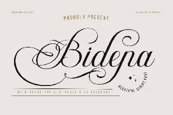 Bidena trial font