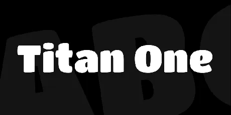 Titan One font