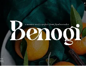 Benogi font