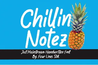 Chillin Notez font