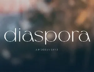 Diaspora font