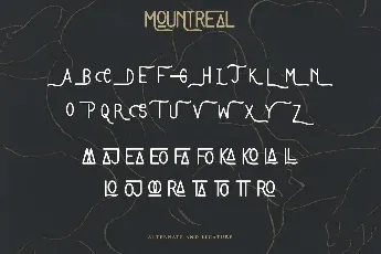 Mountreal font