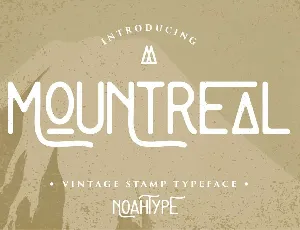 Mountreal font