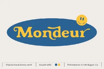 Mondeur Serif font