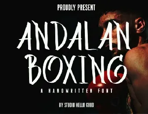 Andalan Boxing font