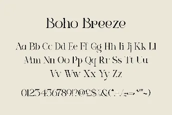 Boho Breeze font