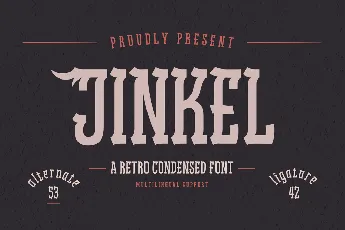 JINKEL trial font