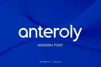 anteroly font