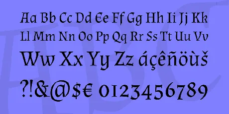 Almendra font