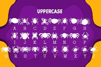 Scary Spider font