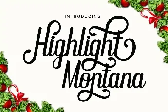 Highlight Montana font