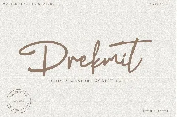 Drekmit font